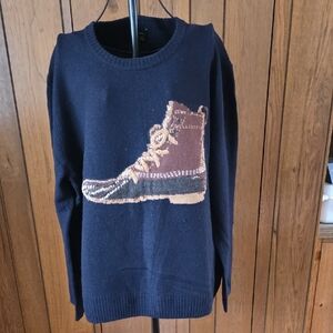 LL Bean X Todd Snyder boot merino wool sweater